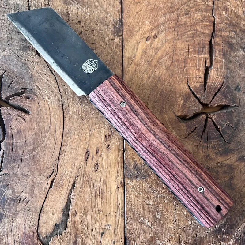 couteau basque handia bois de violette lame carbone coutellerie basque talaia anglet pays basque 1