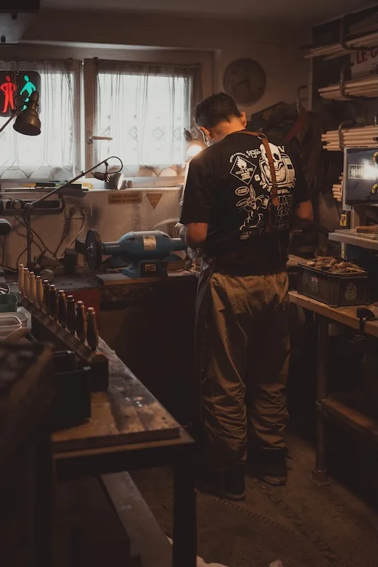 réalisation du couteau basque TALAIA