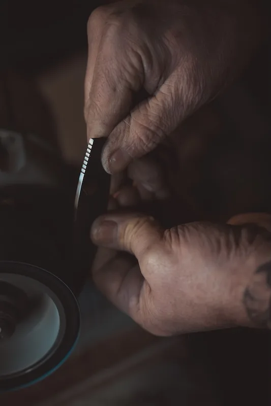 réalisation du couteau basque TALAIA