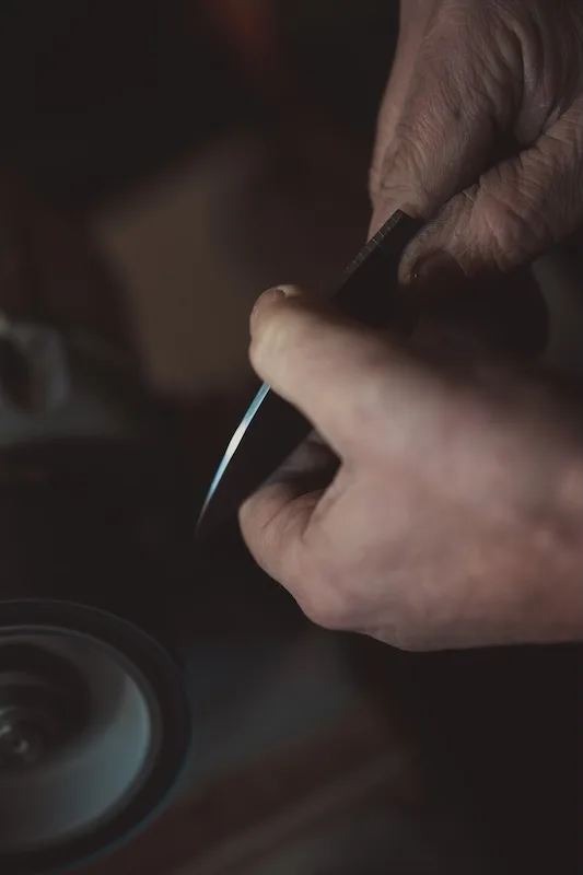 réalisation du couteau basque TALAIA