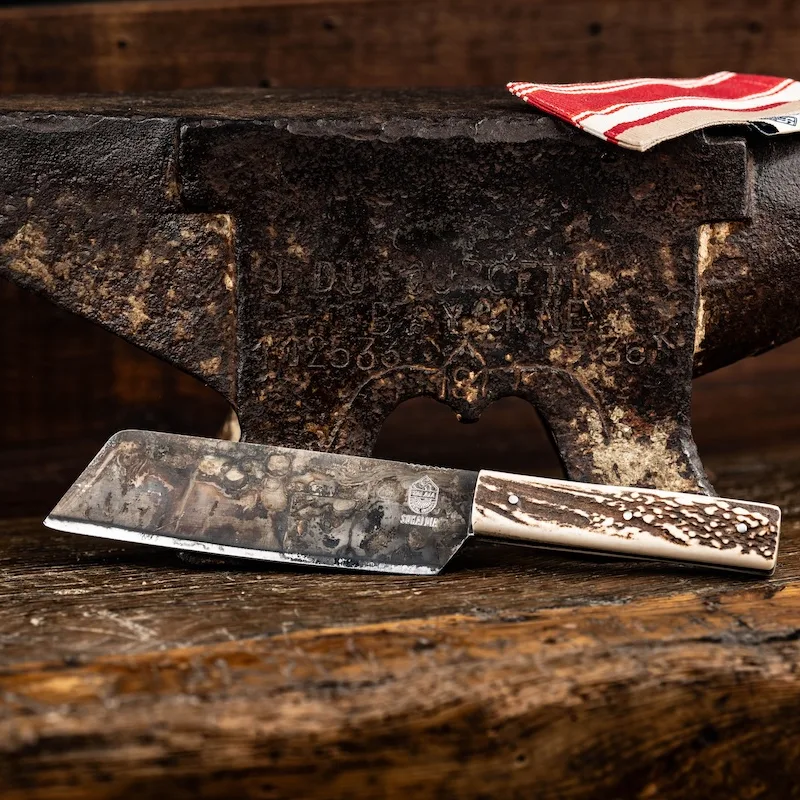 couteau basque de cuisine sukaldia cerf